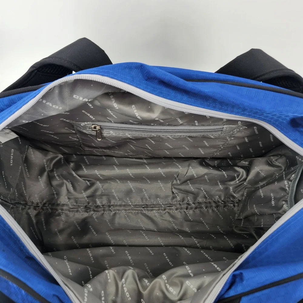 CIAO‎ Rolling Duffel Bag 22 Inch Blue Black Wheeled Carry On Travel Luggage